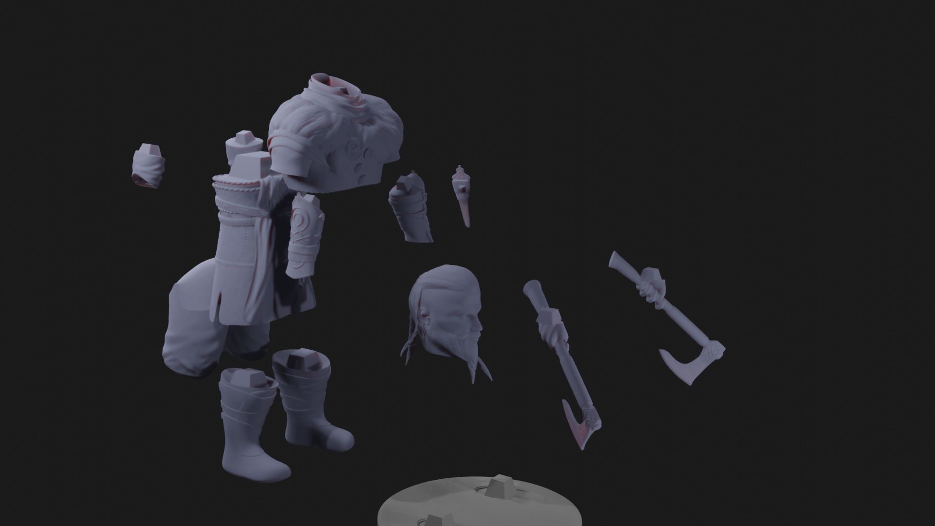 Eivor Assassins Creed 3D print model_2