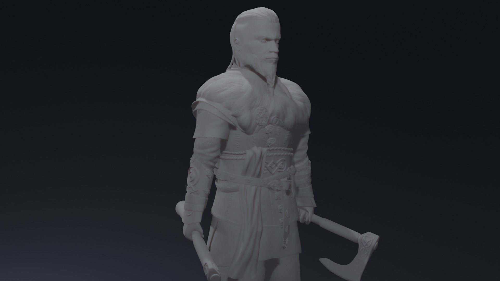 Eivor Assassins Creed 3D print model_21