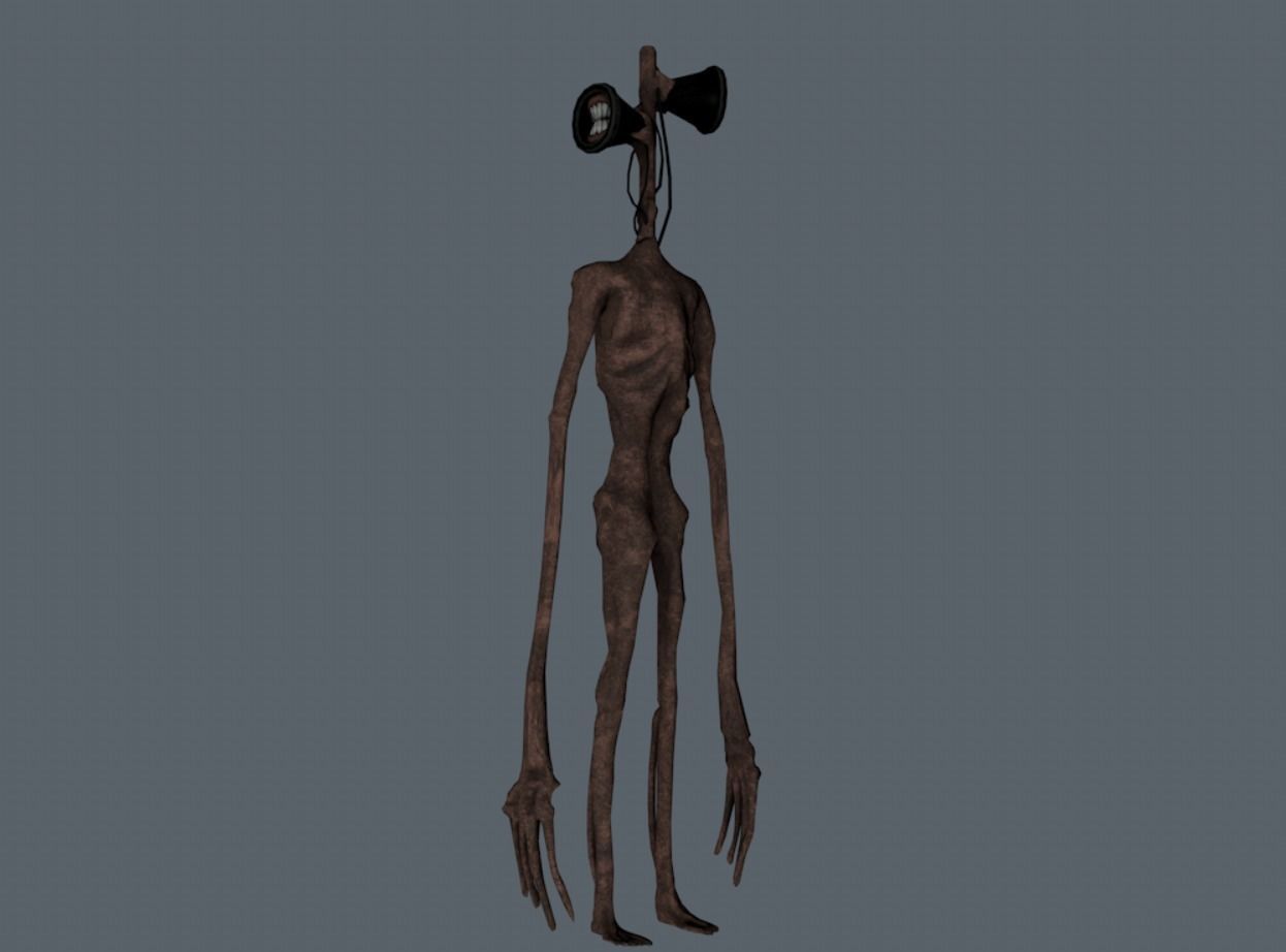  siren head 3D model_2