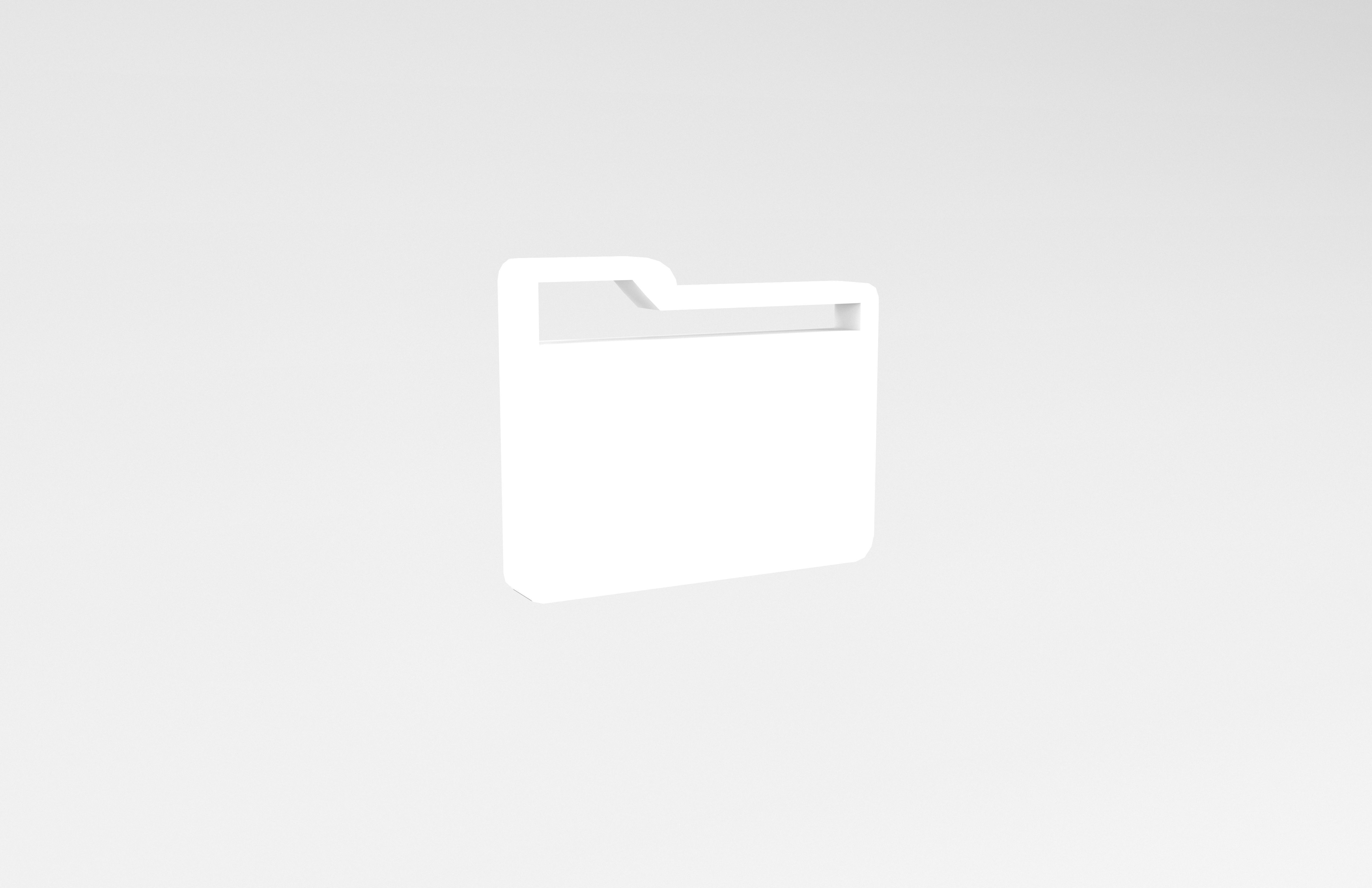 IOS Files Symbol v1 003 Low-poly 3D model_3