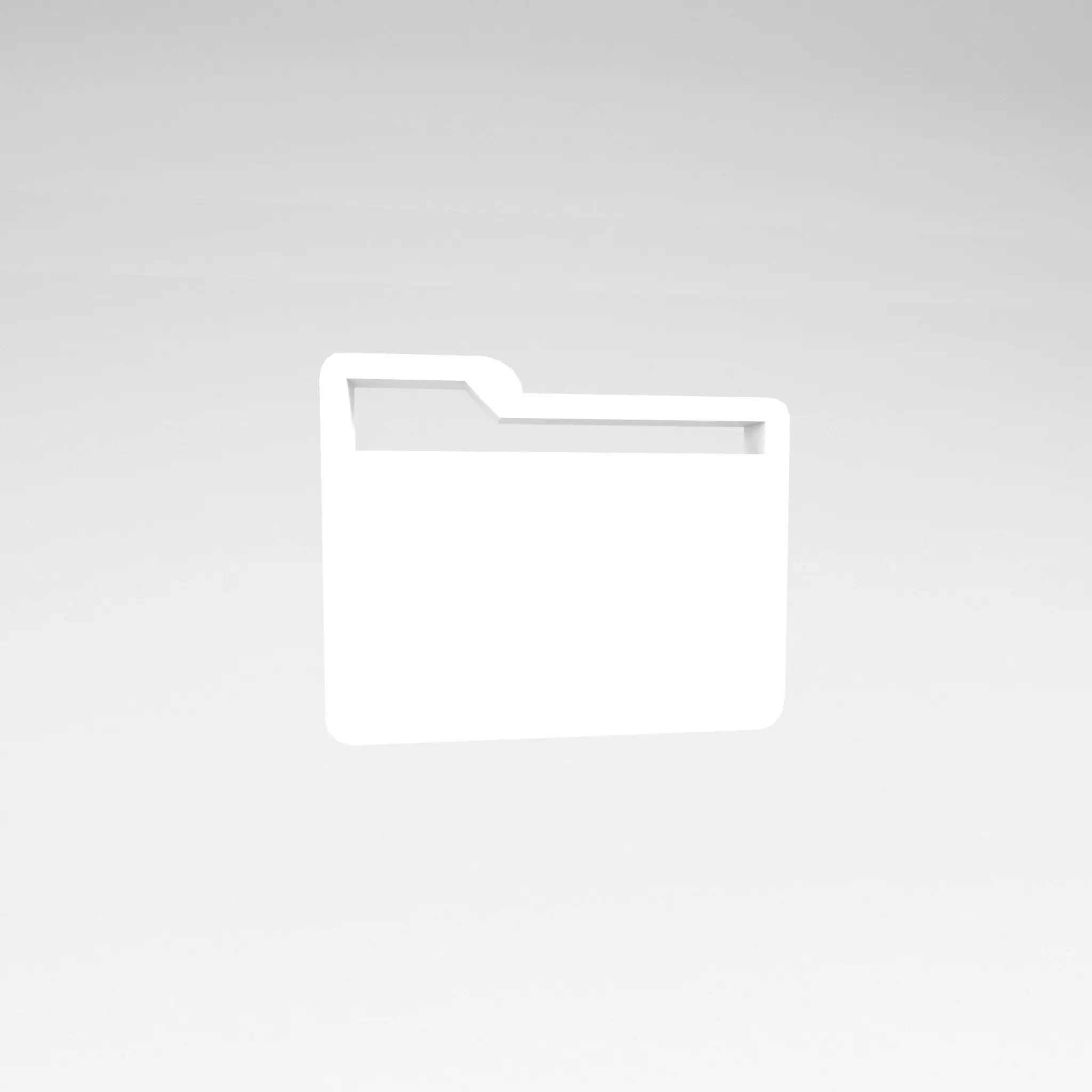 IOS Files Symbol v1 003 Low-poly 3D model_0