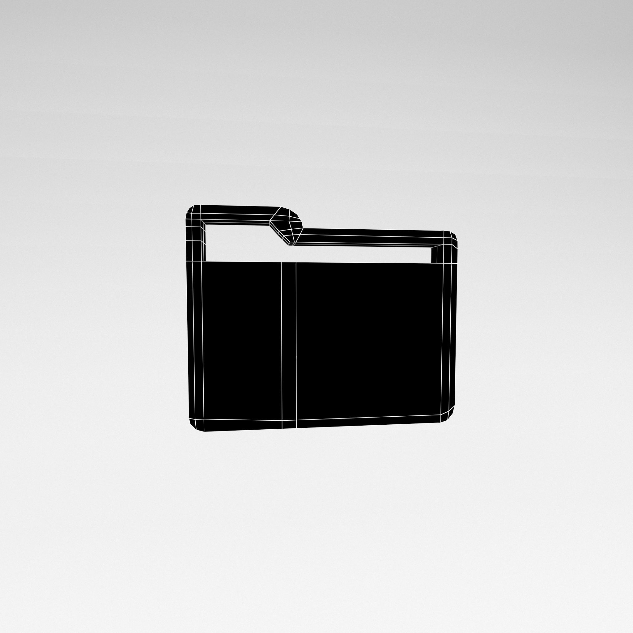 IOS Files Symbol v1 003 Low-poly 3D model_4