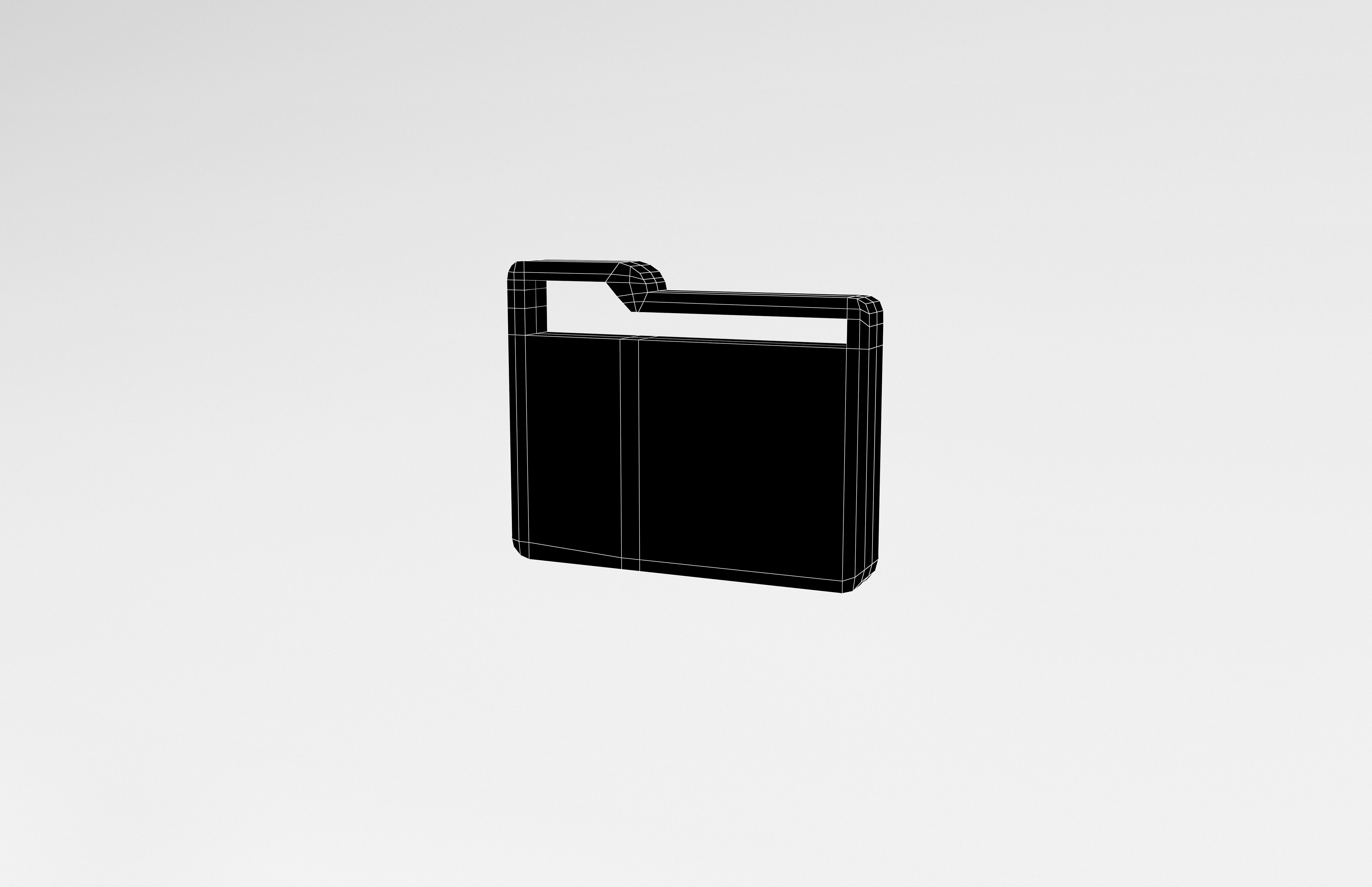 IOS Files Symbol v1 003 Low-poly 3D model_6