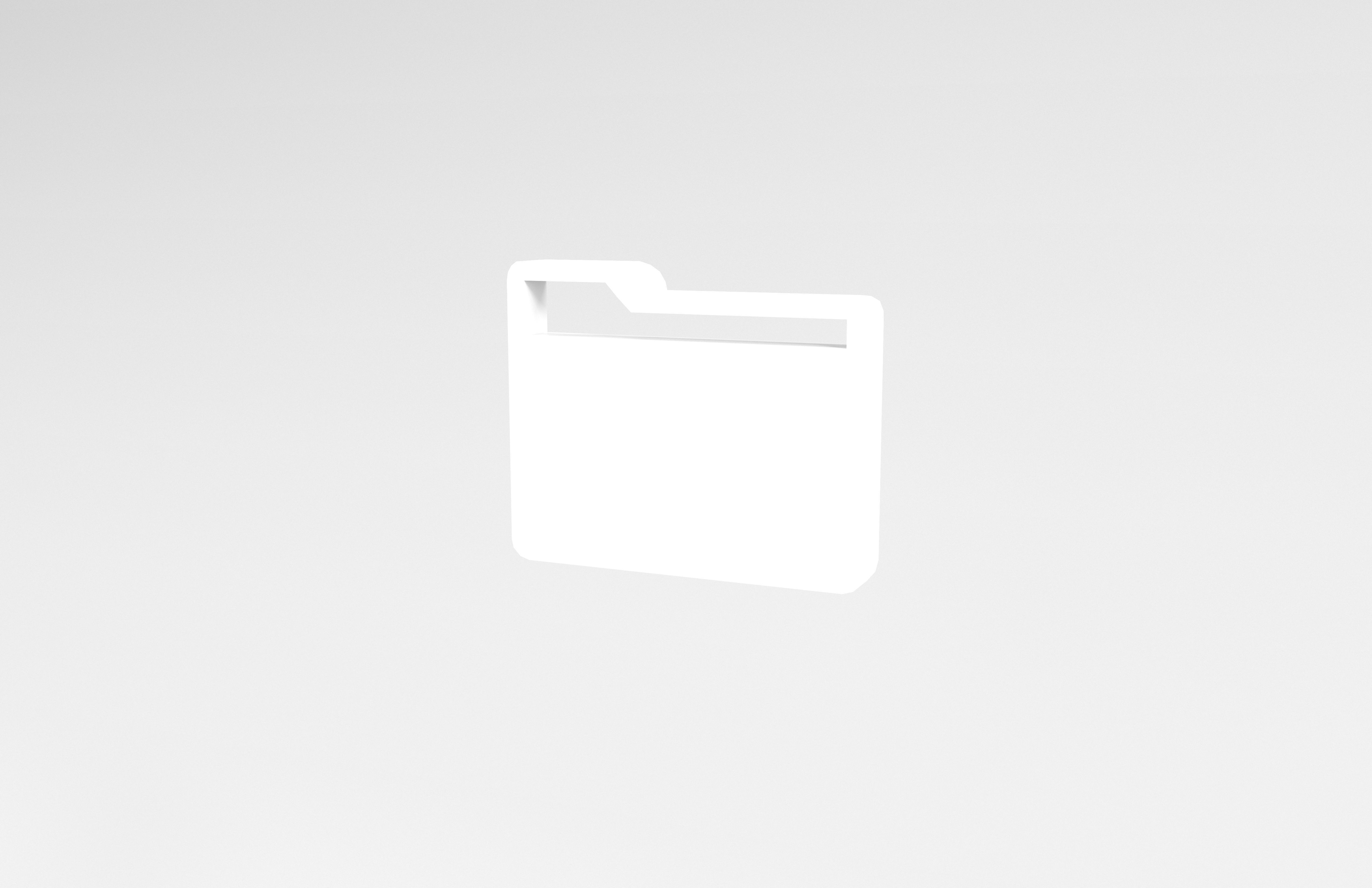 IOS Files Symbol v1 003 Low-poly 3D model_2