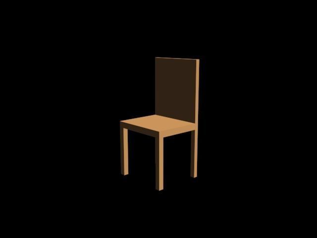 3d model computer table chair keyboard
