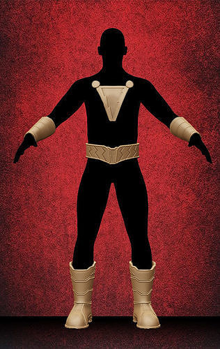 Shazam 12 inch scale  custom figure 3D Print ready STL 3D print model