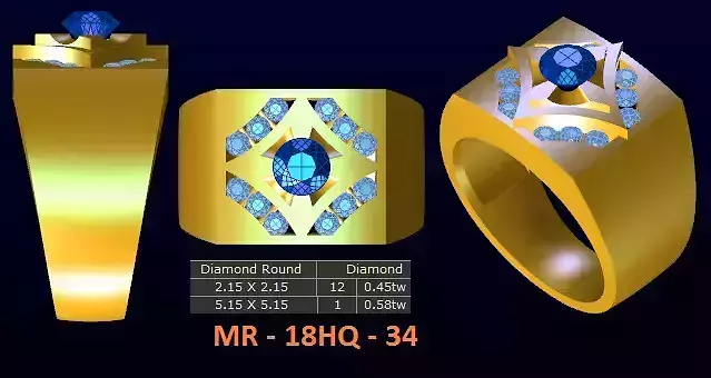 1 model diamond menring korea 34