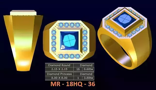 1 model diamond menring korea 36