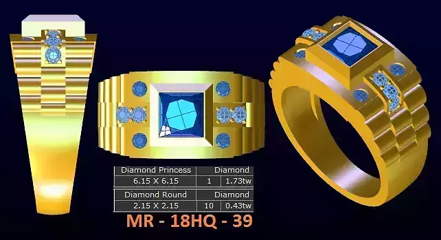 1 model diamond menring korea 39