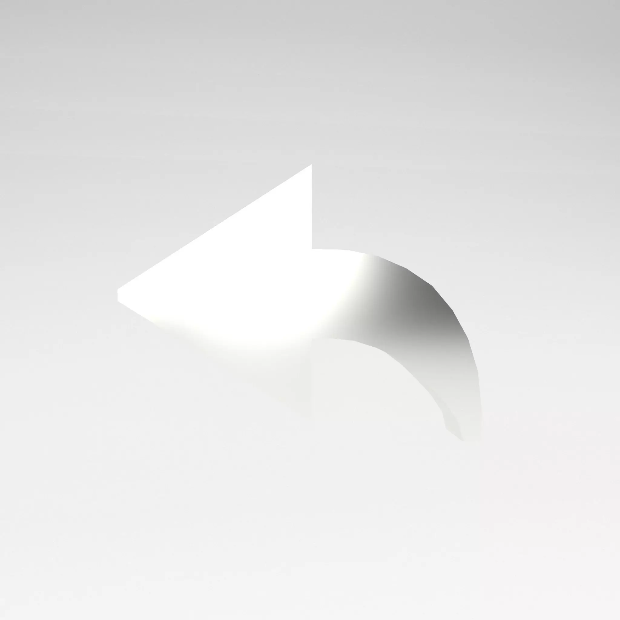 OS Forward Symbol v1 005 Low-poly 3D model_0