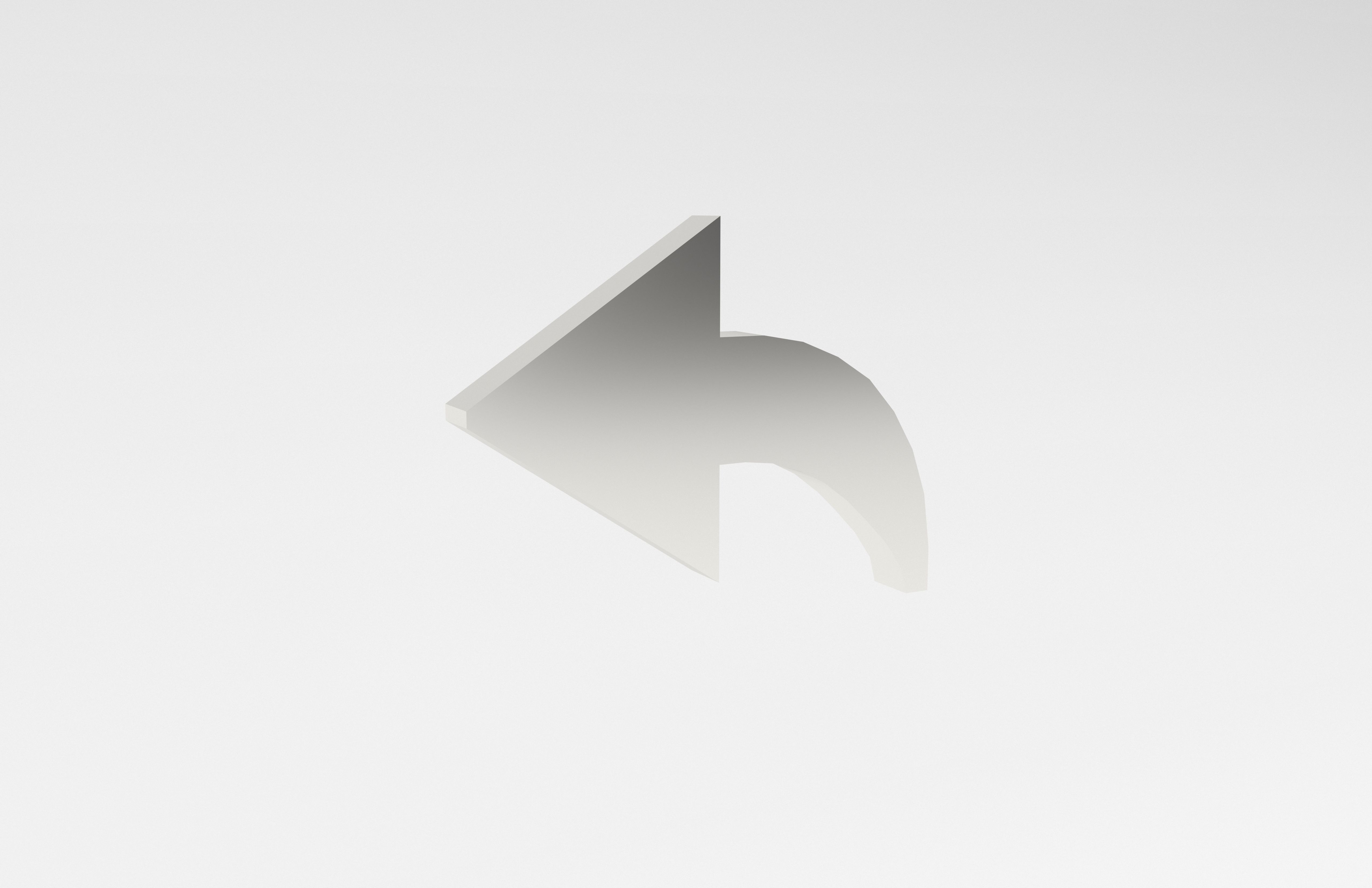 OS Forward Symbol v1 005 Low-poly 3D model_3