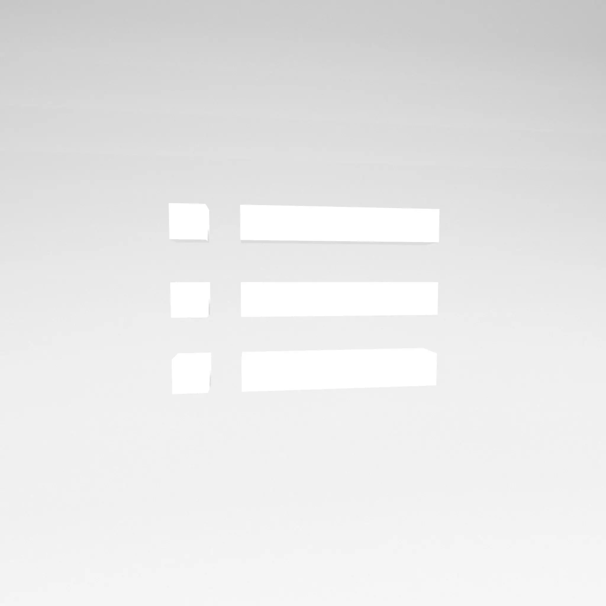 IOS List Symbol v1 002 Low-poly 3D model