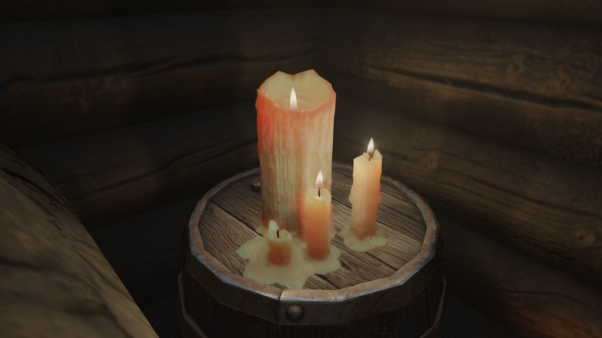 Low Poly Rigged Baba Yagas Hut Scene With PBR Materials Low-poly 3D model_24