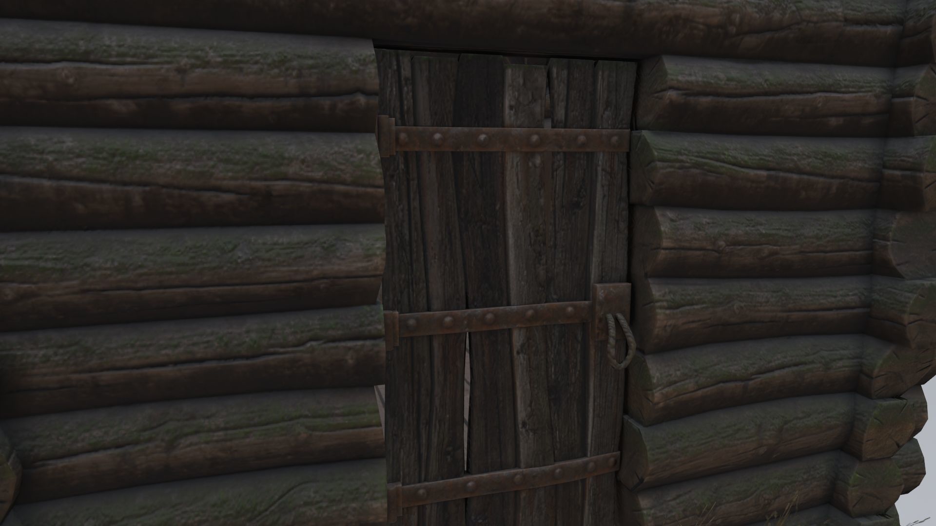 Low Poly Rigged Baba Yagas Hut Scene With PBR Materials Low-poly 3D model_15