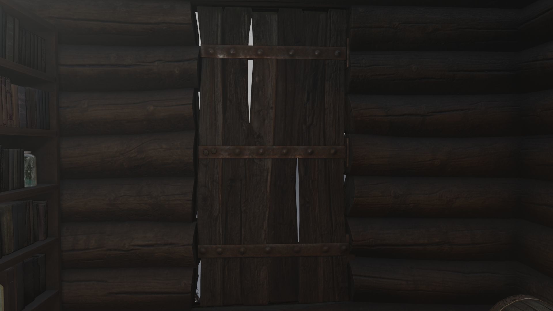 Low Poly Rigged Baba Yagas Hut Scene With PBR Materials Low-poly 3D model_29