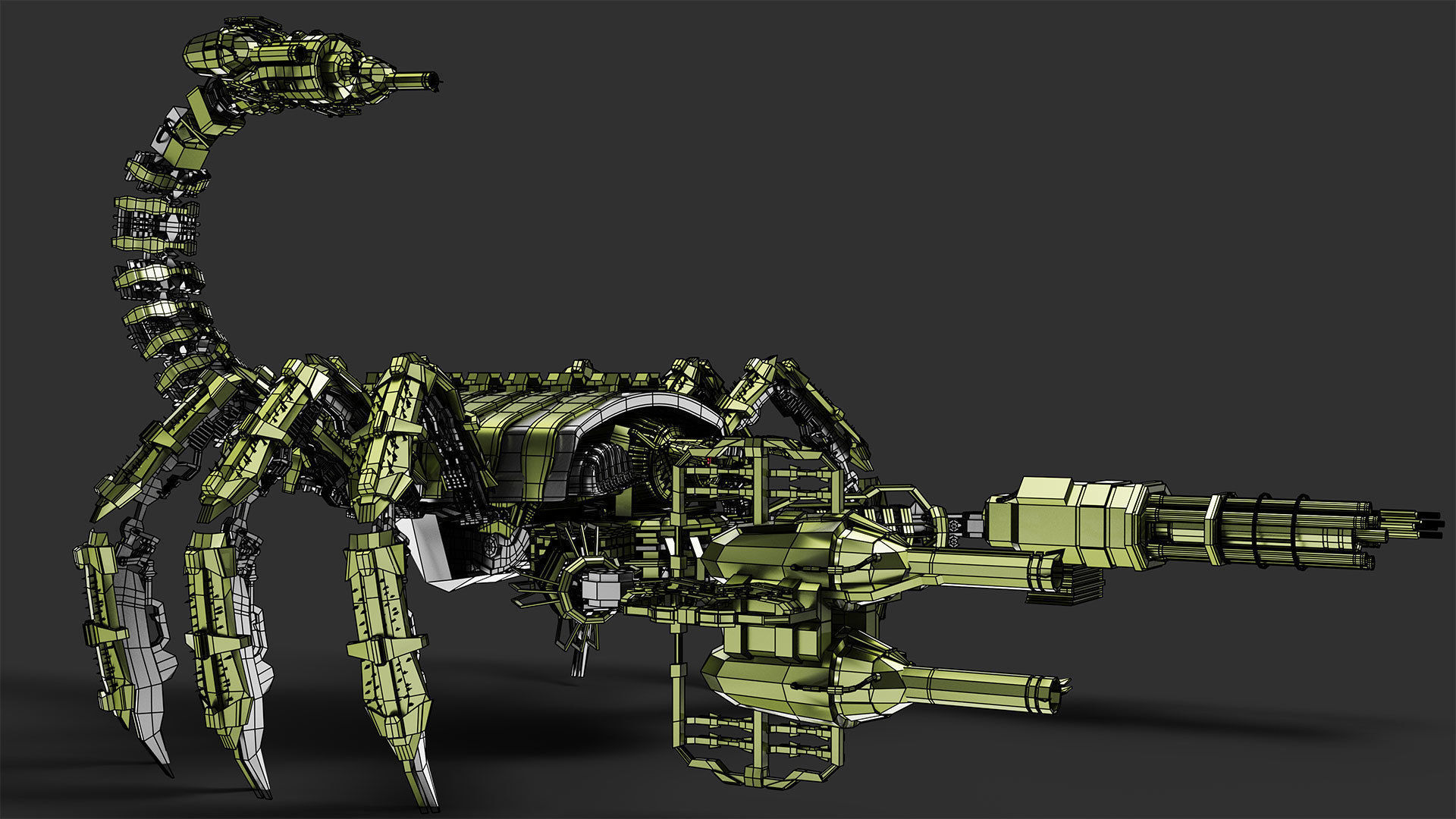Robot Scorpion 3D model_12