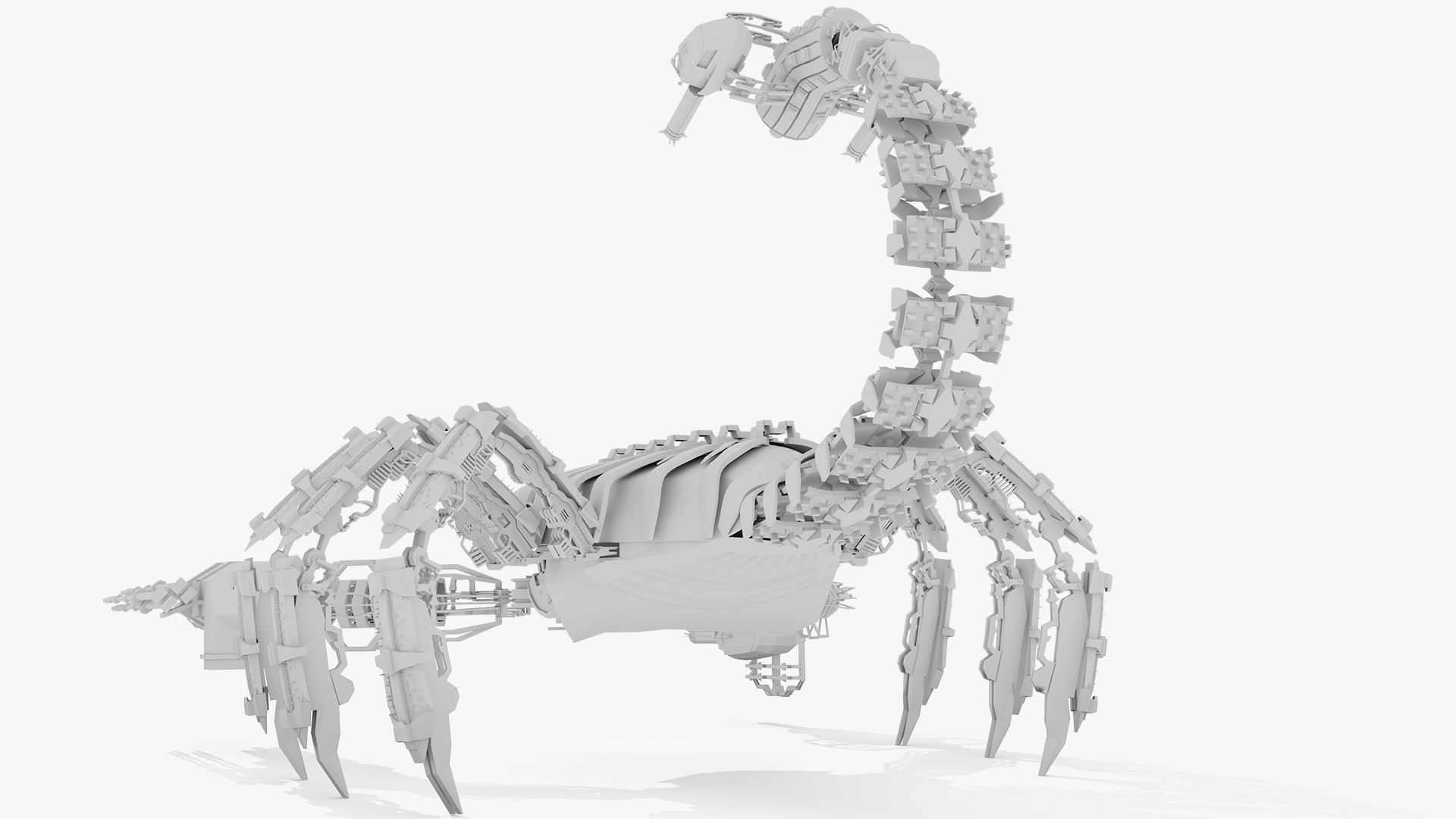 Robot Scorpion 3D model_16