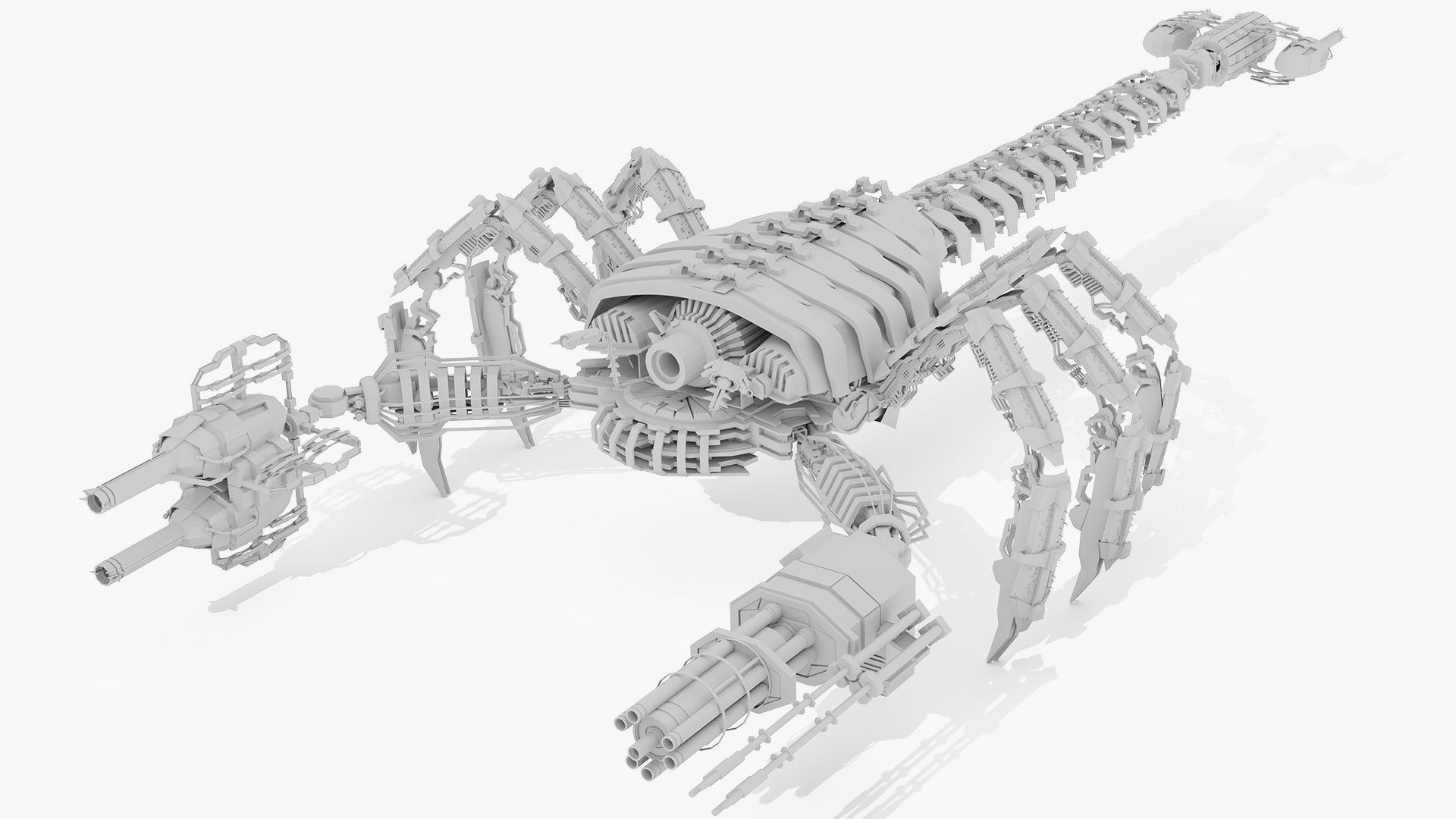 Robot Scorpion 3D model_17