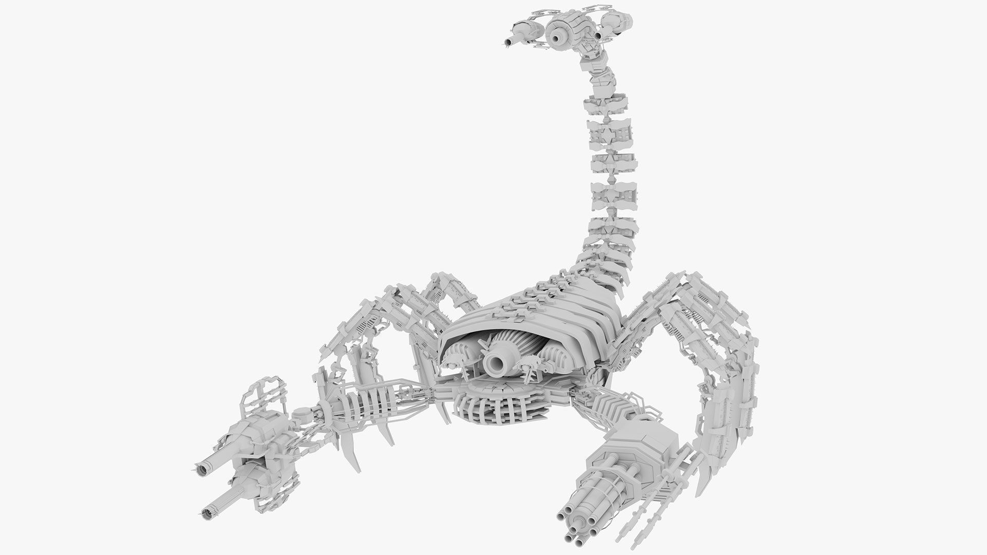 Robot Scorpion 3D model_25