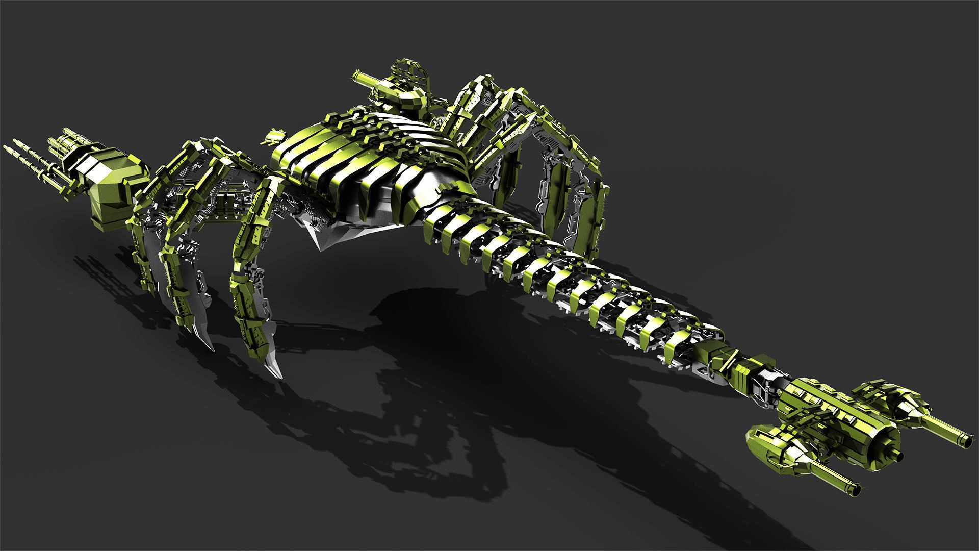 Robot Scorpion 3D model_11