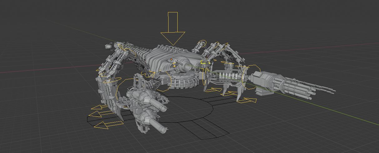 Robot Scorpion 3D model_14