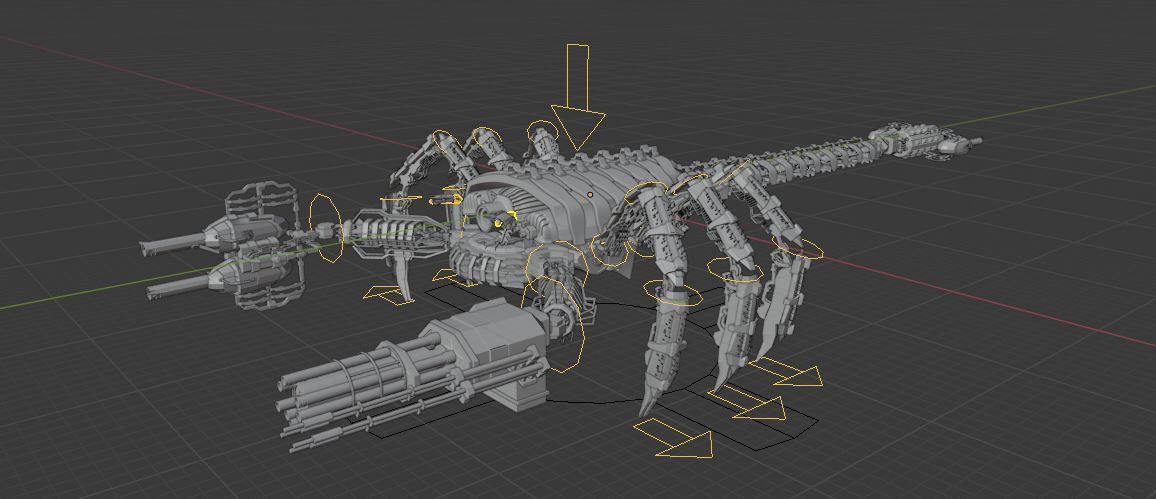 Robot Scorpion 3D model_15