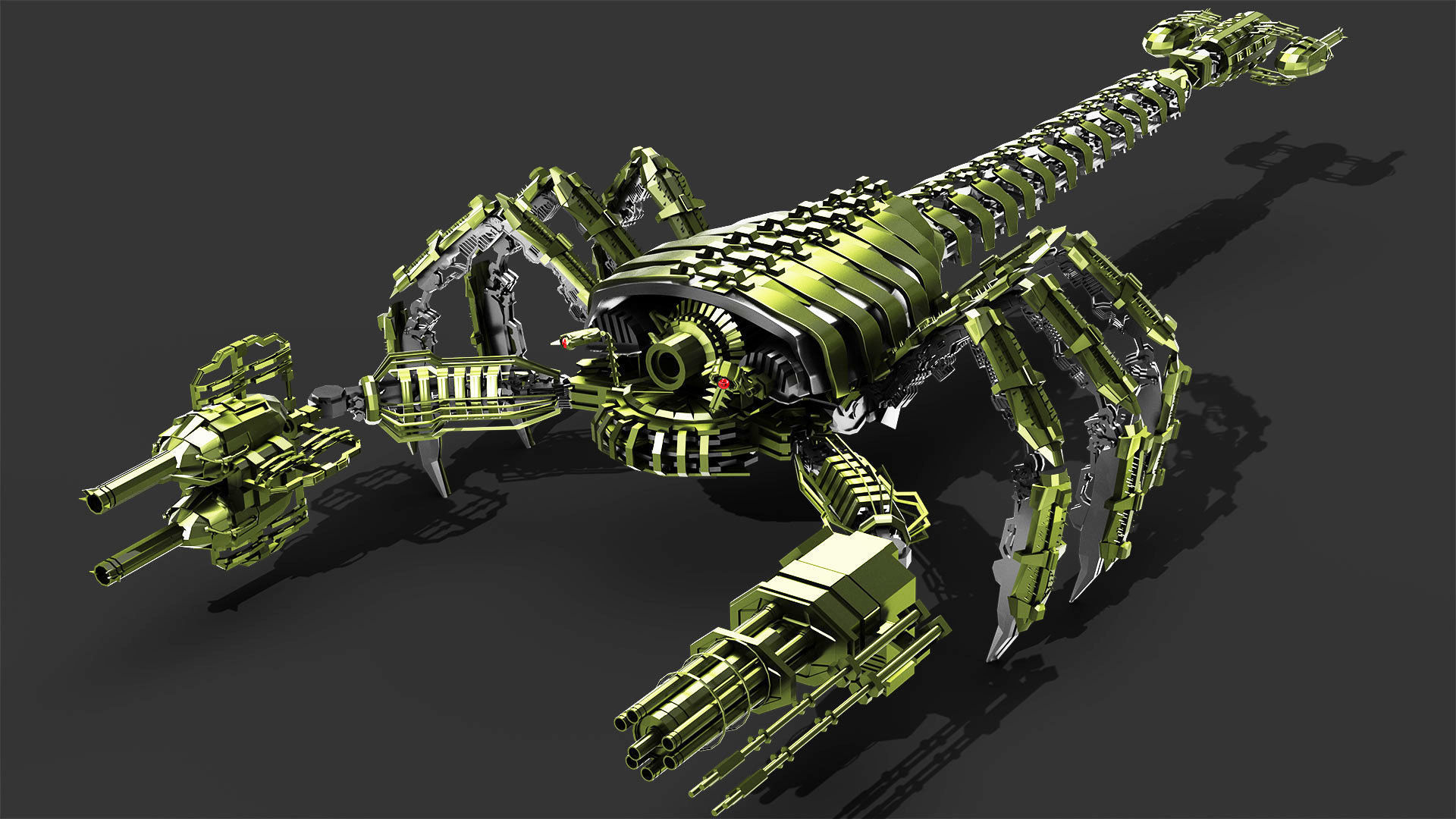 Robot Scorpion 3D model_10