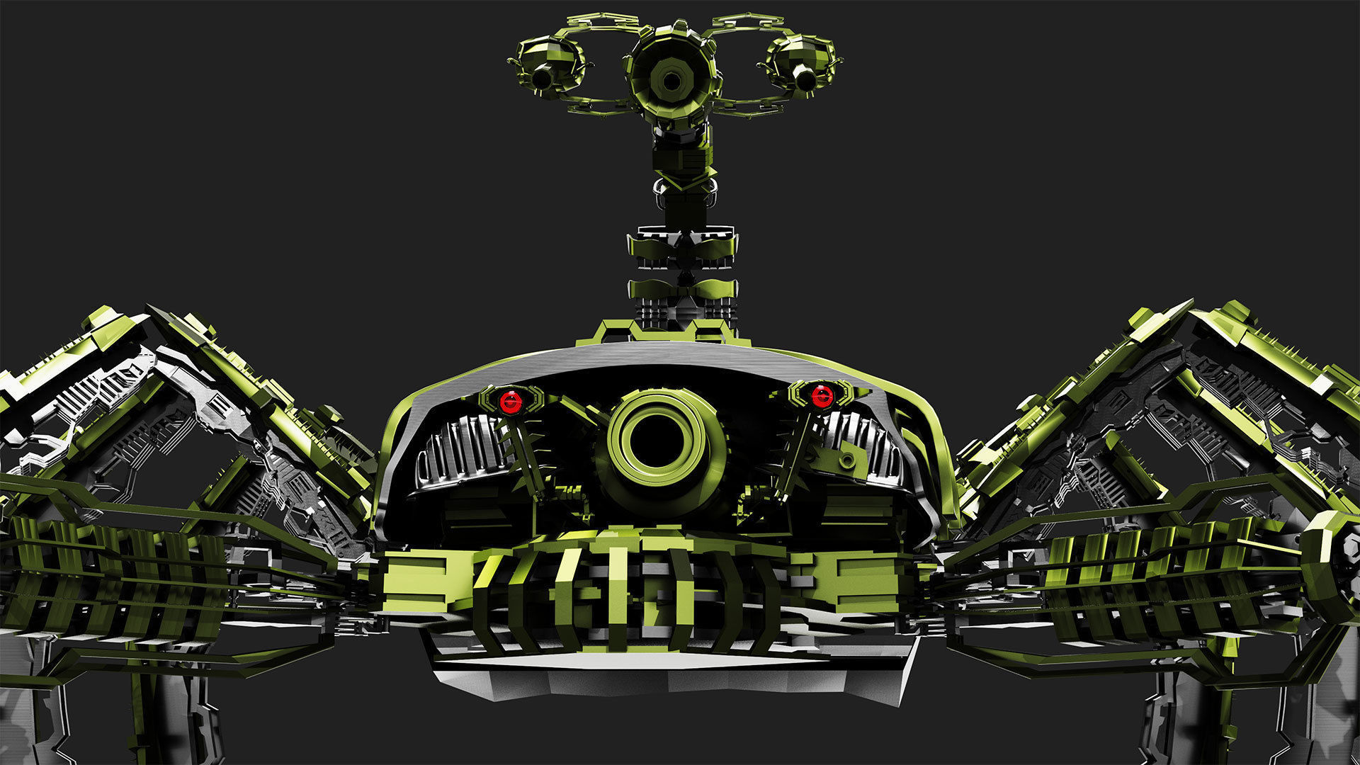 Robot Scorpion 3D model_9