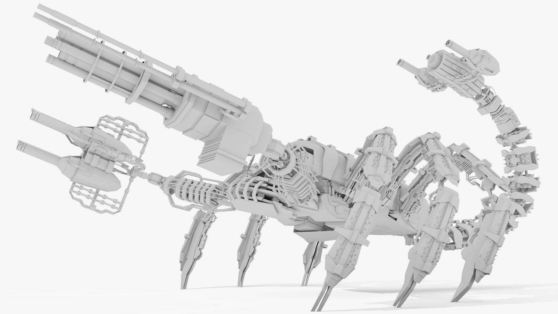 Robot Scorpion 3D model_19