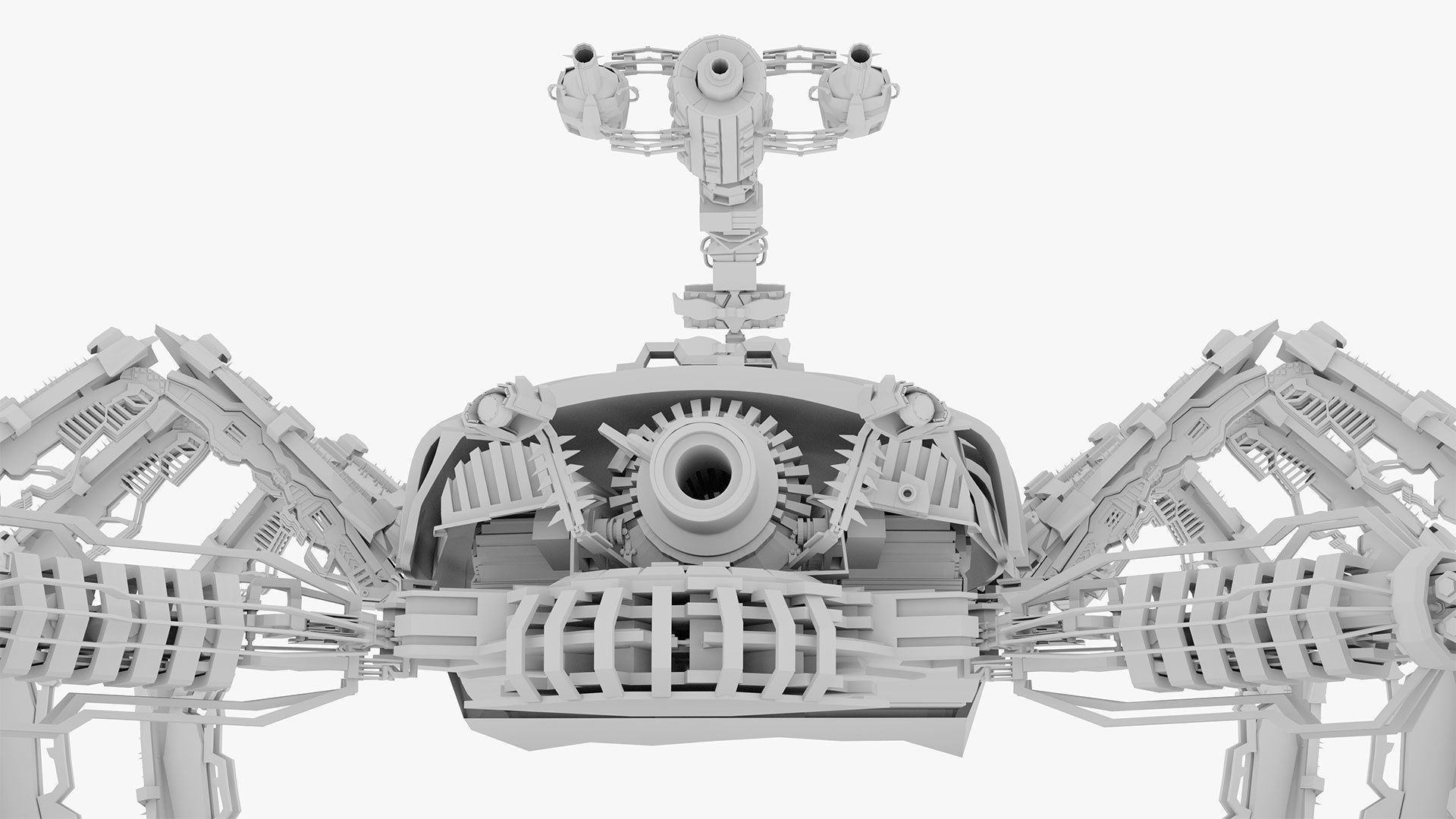 Robot Scorpion 3D model_23