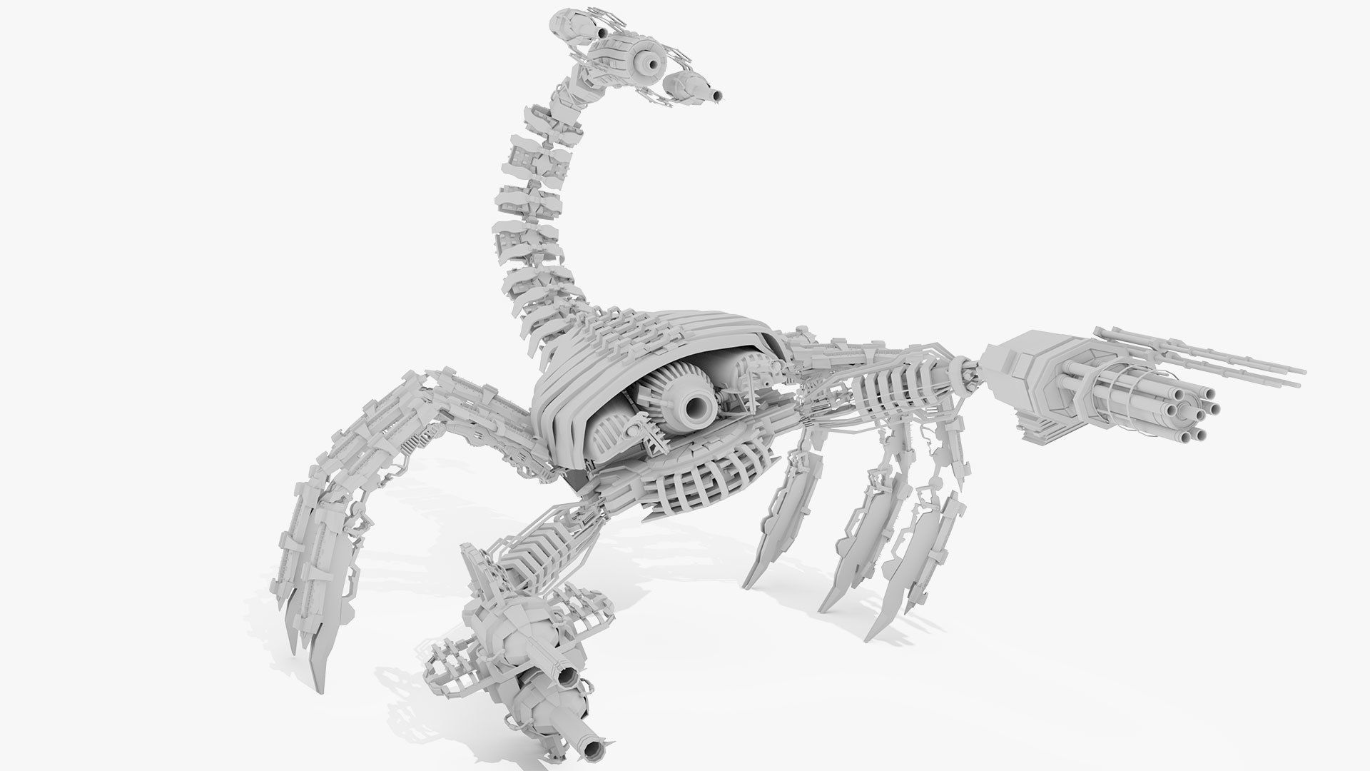 Robot Scorpion 3D model_24