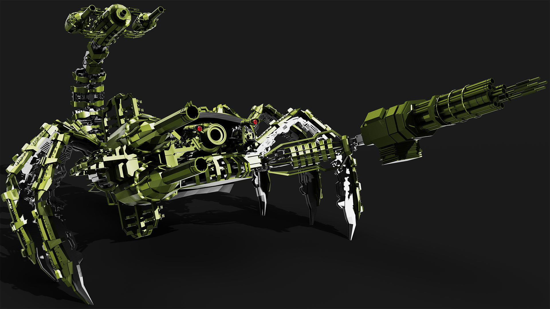 Robot Scorpion 3D model_6