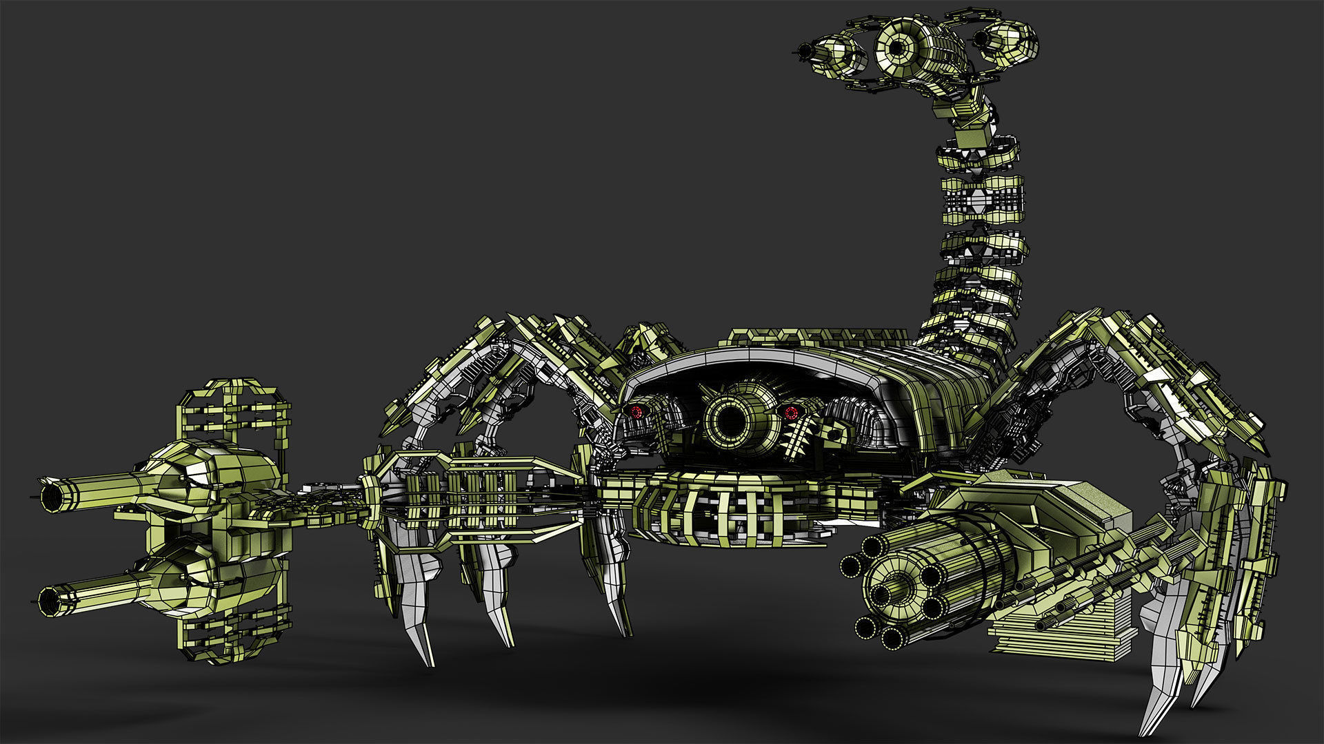 Robot Scorpion 3D model_13