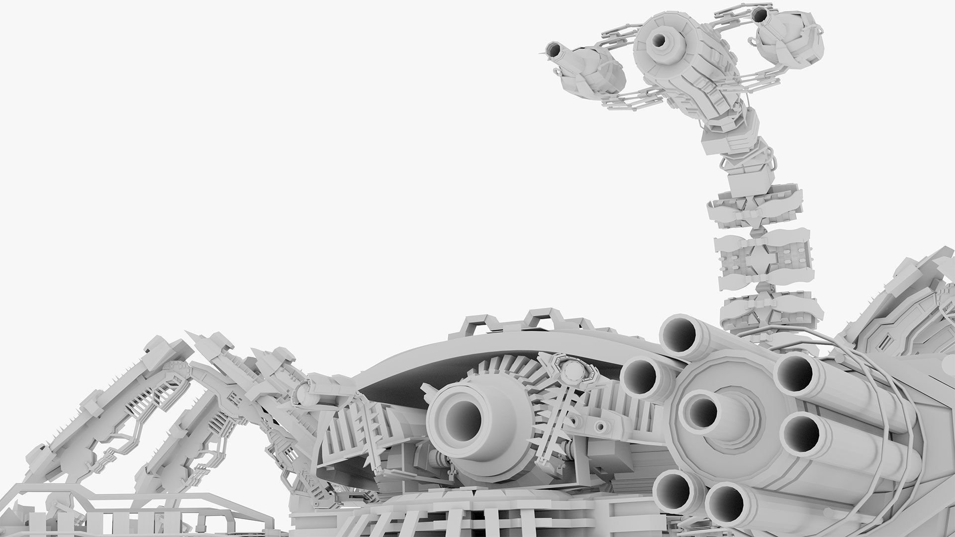 Robot Scorpion 3D model_22