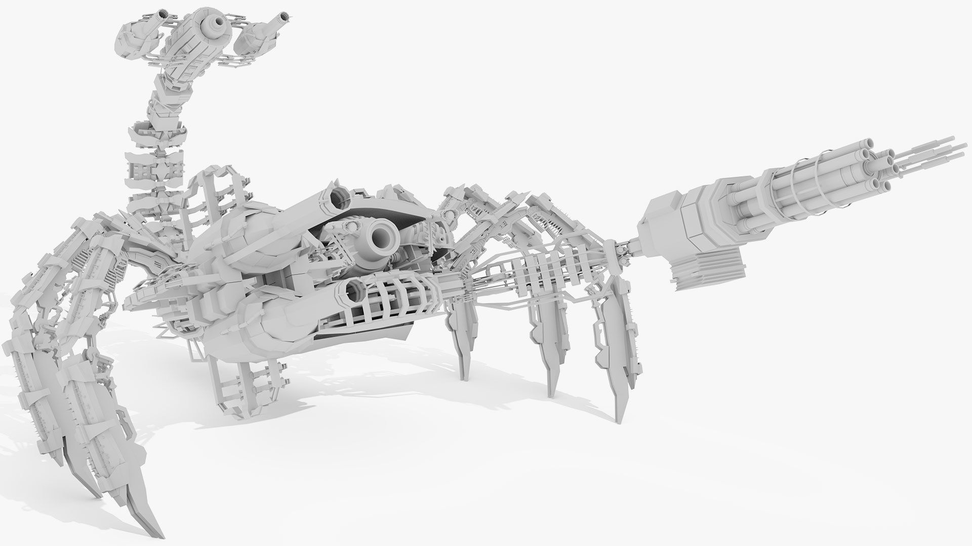 Robot Scorpion 3D model_21