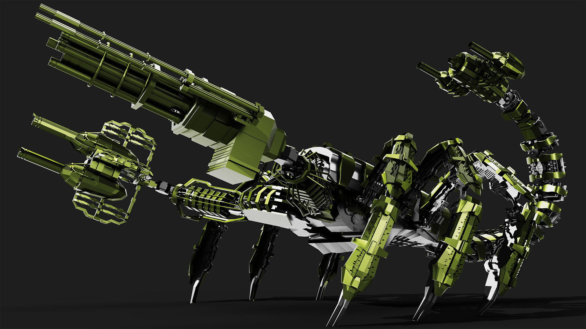 Robot Scorpion 3D model_1