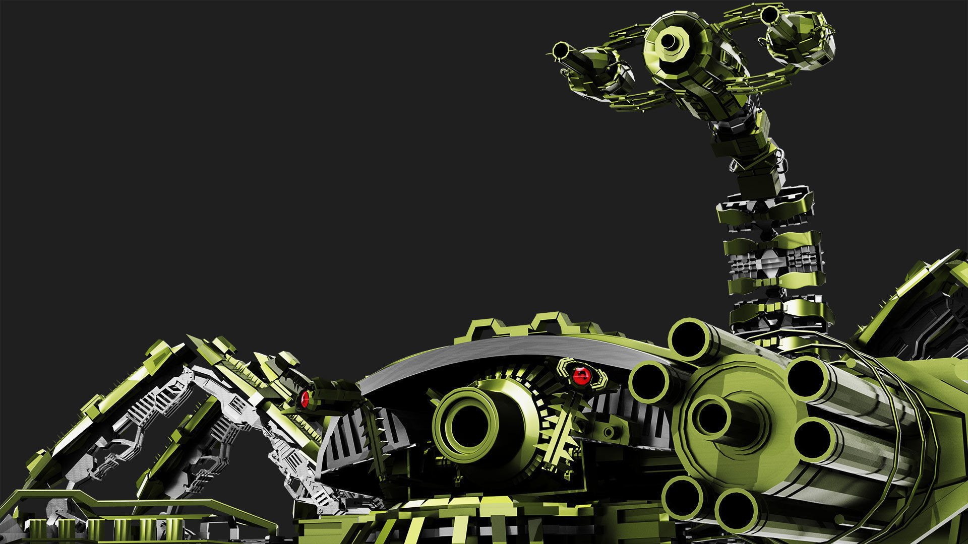 Robot Scorpion 3D model_8