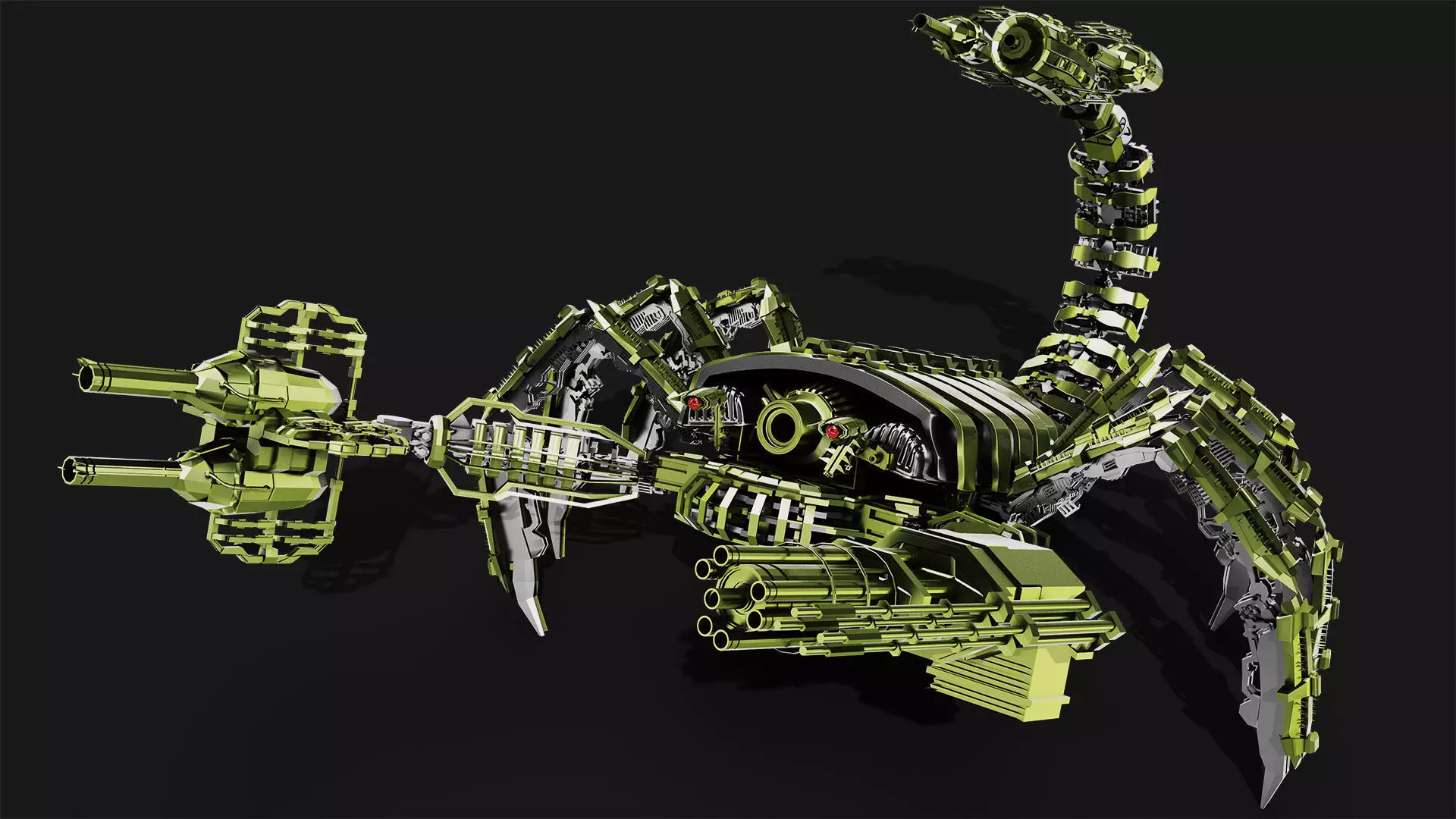 Robot Scorpion 3D model_0