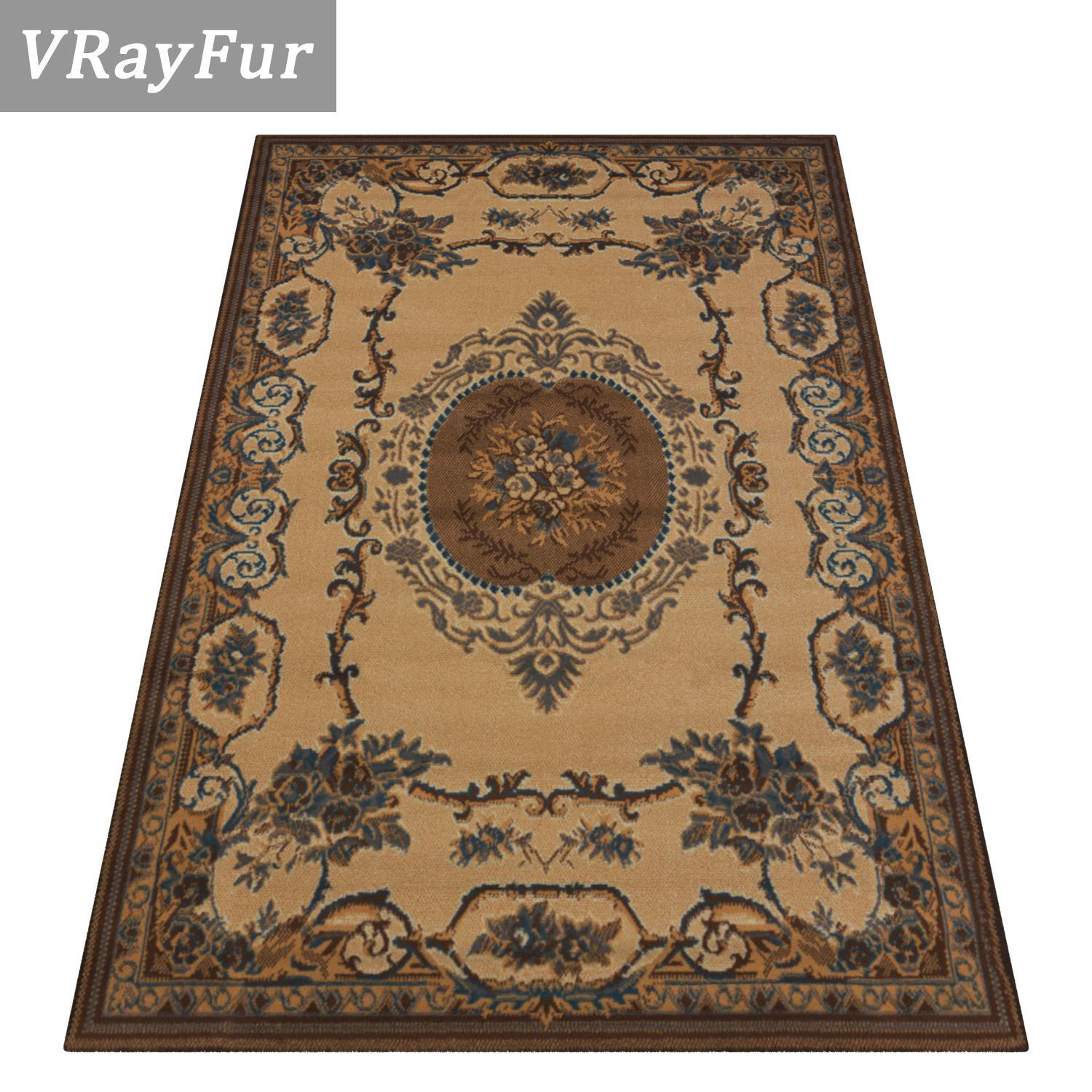 Rug Set 849 3D model_2