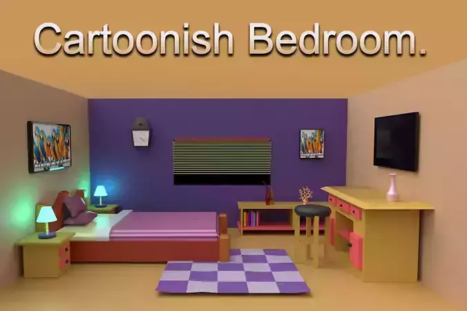 Cartoonish Bedroom
