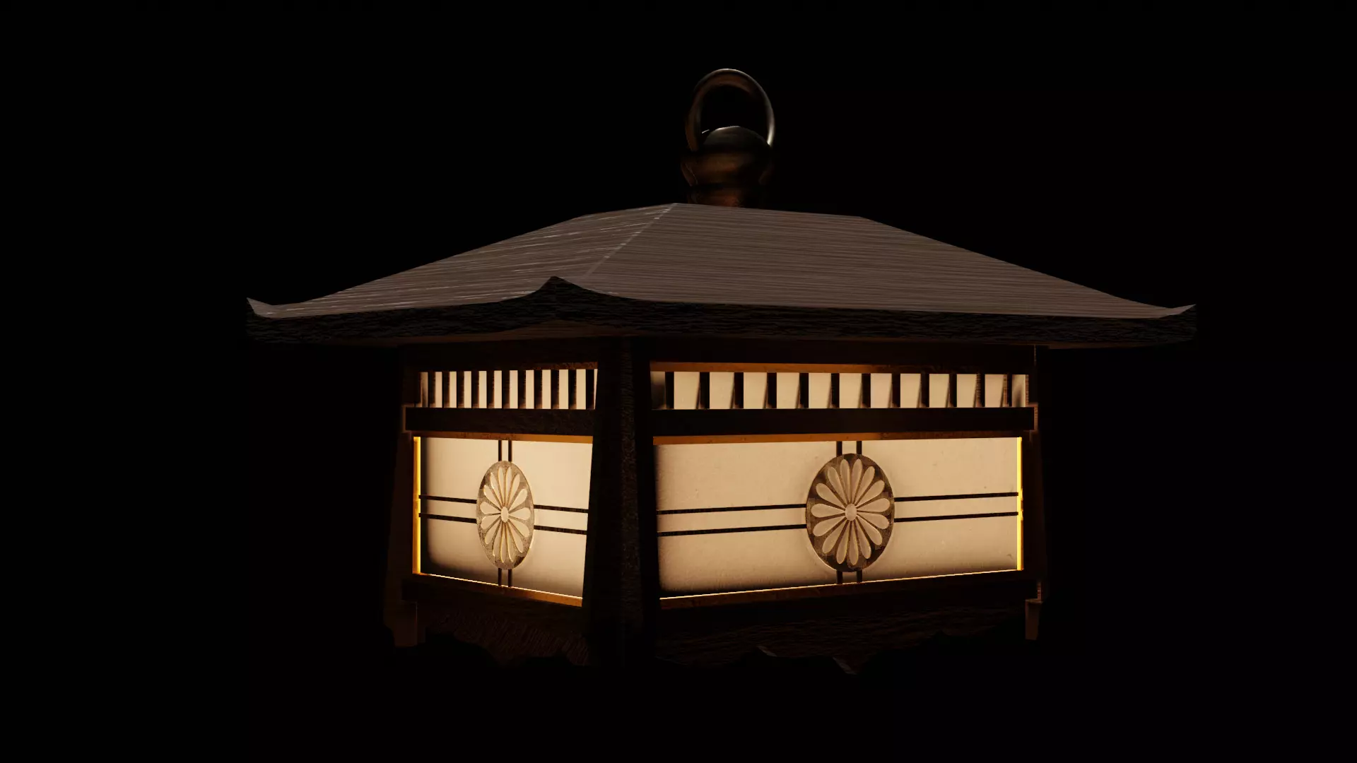 Japanese pendant Free 3D model