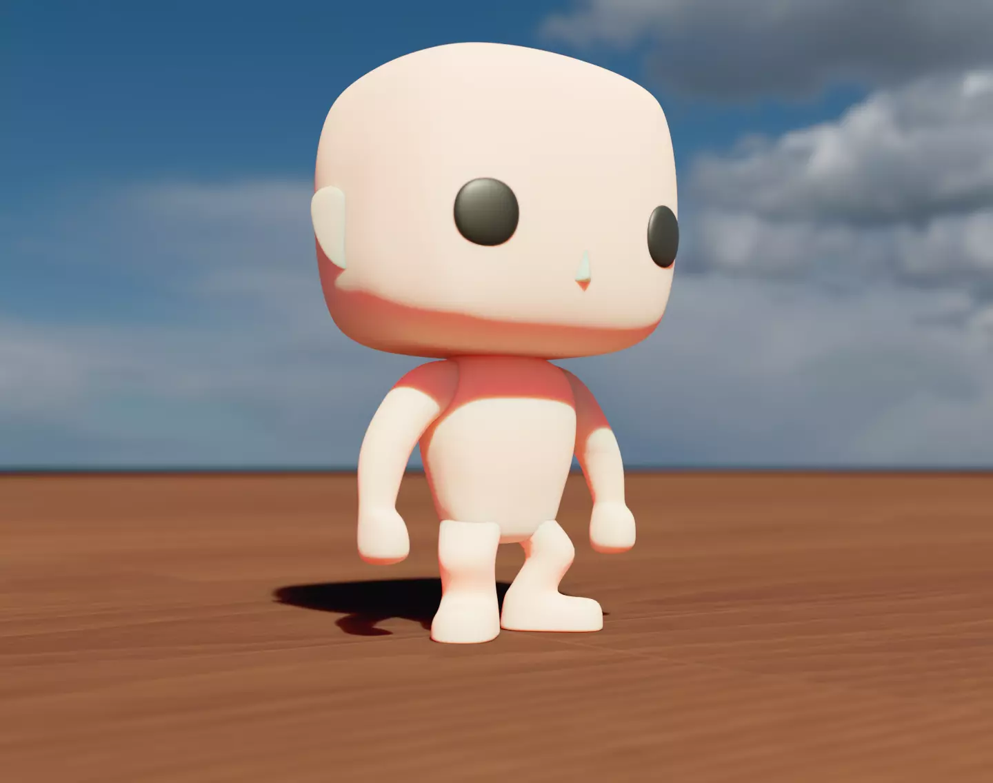 Funko Pop Base Male Free 3D model_0