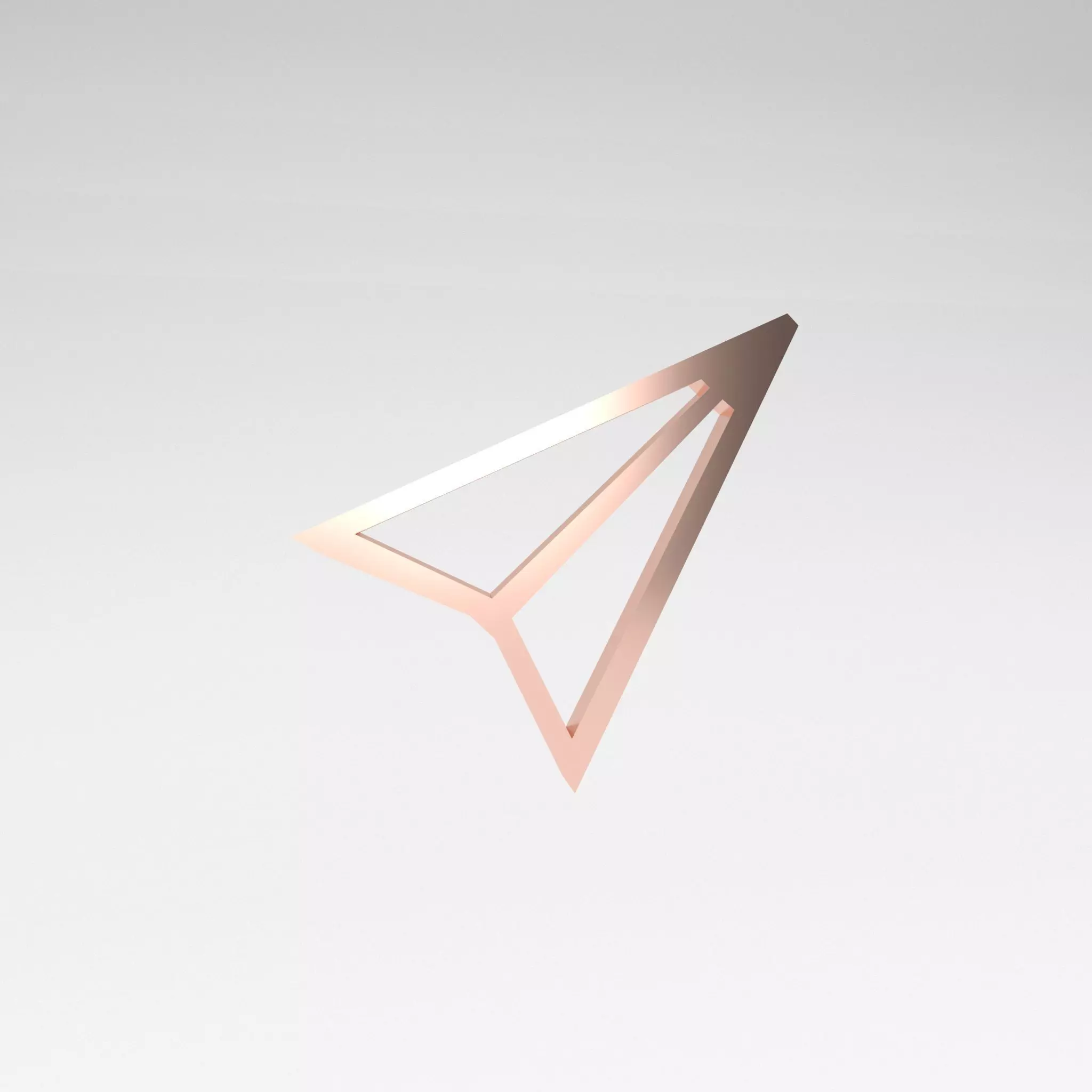 IOS Send Symbol v1 005 Low-poly 3D model