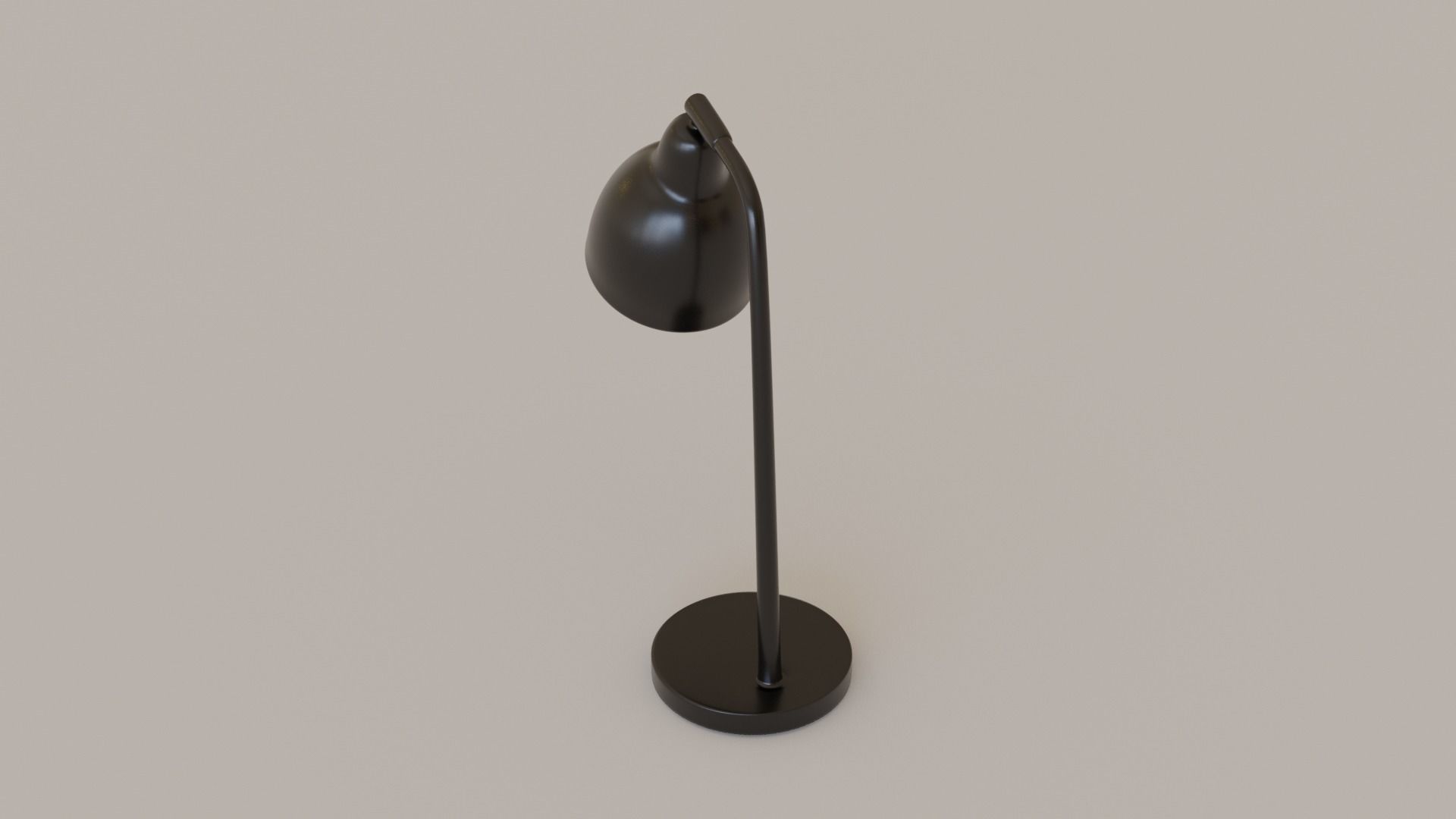 Modern Desk Lamp 3D model_3