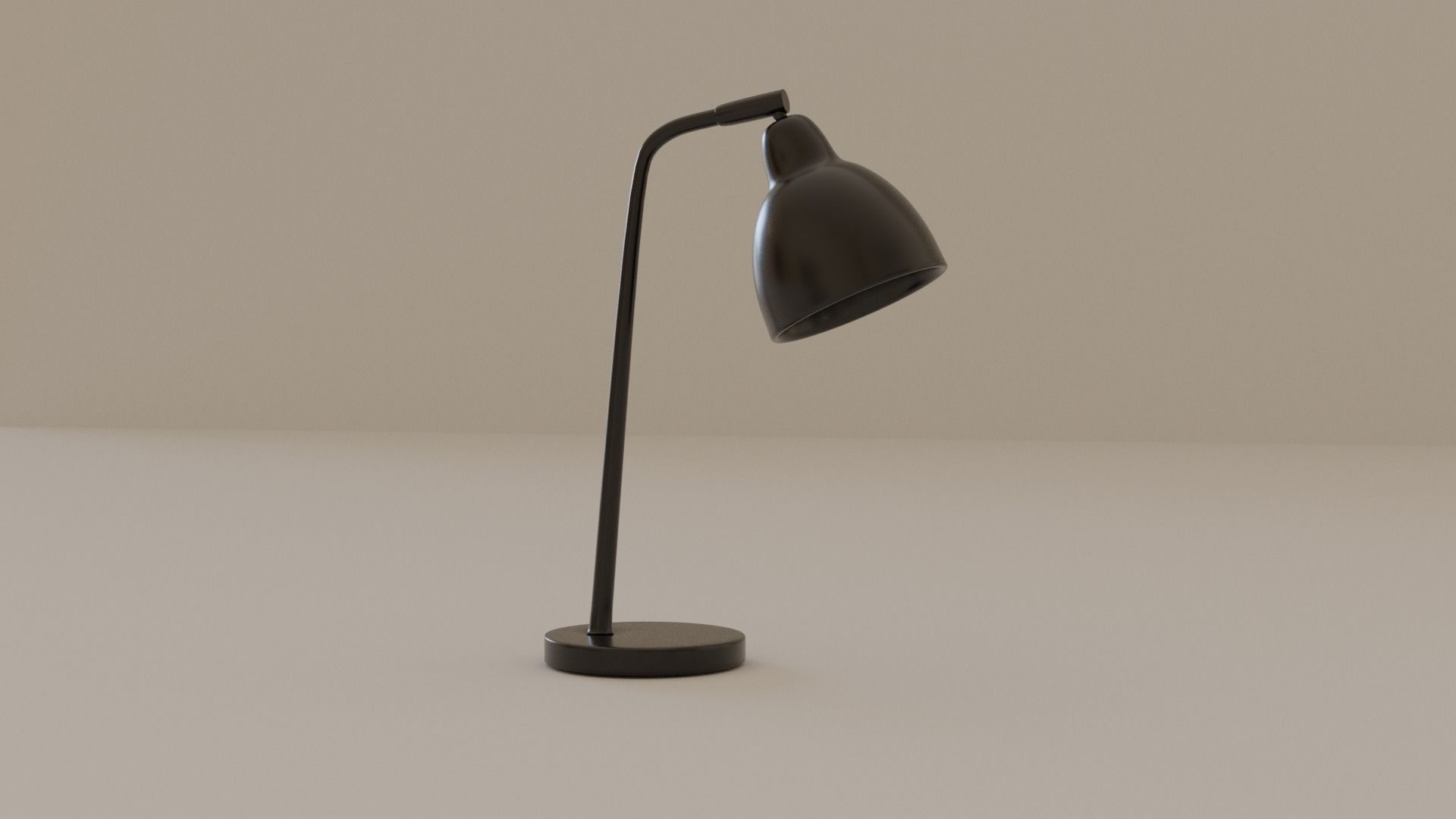 Modern Desk Lamp 3D model_4