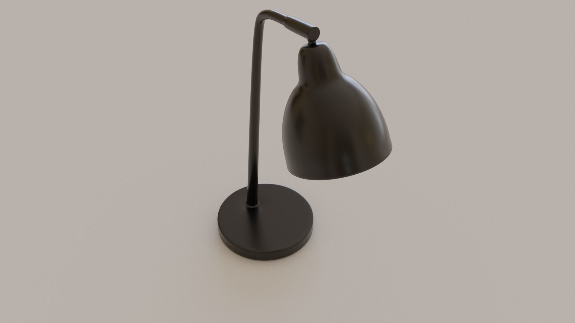 Modern Desk Lamp 3D model_2