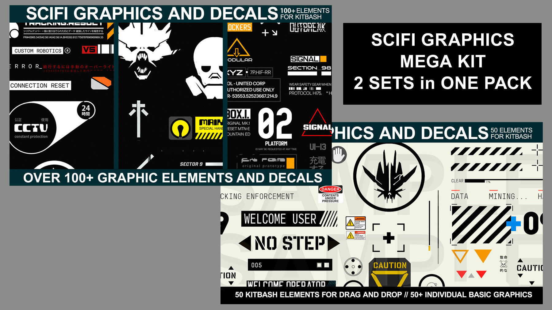 Sci-fi Graphics and Decals - Vol2 Texture_5