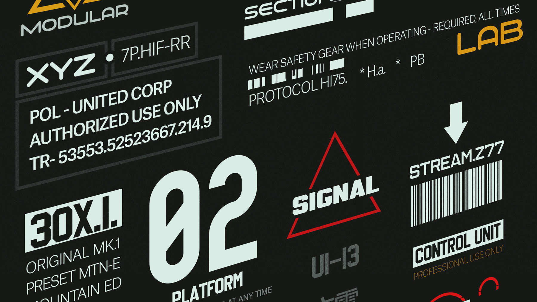 Sci-fi Graphics and Decals - Vol2 Texture_2