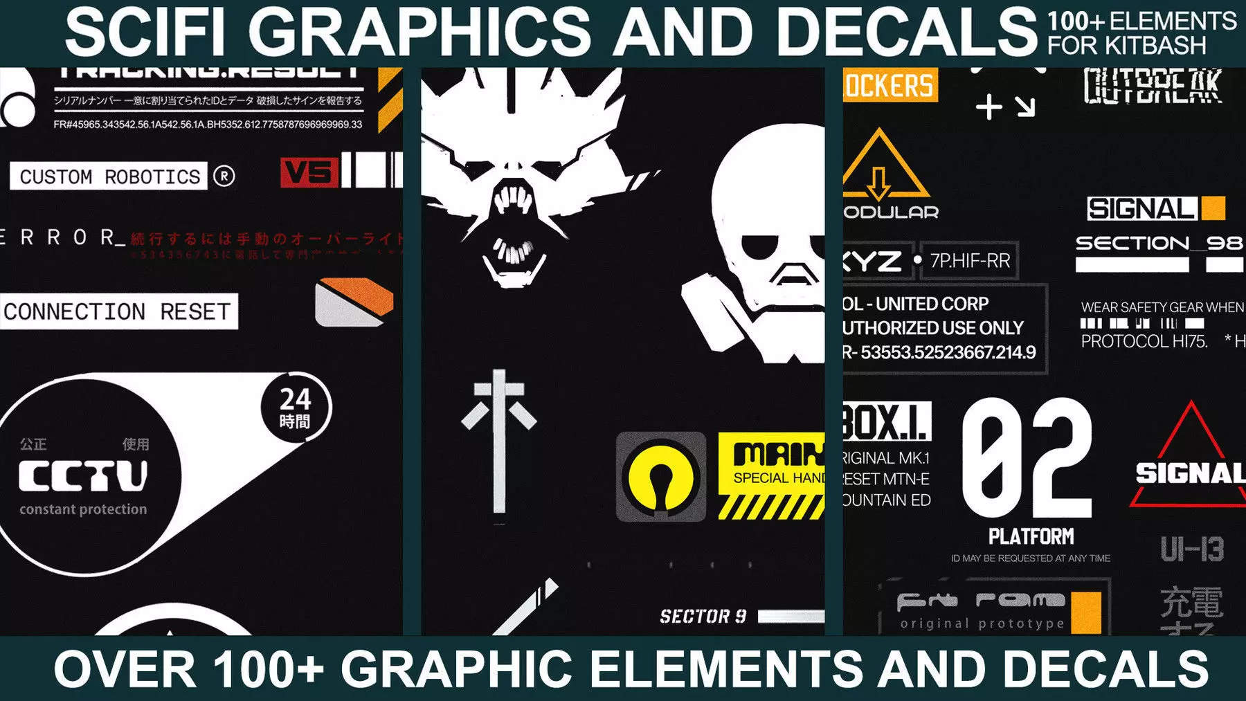 Sci-fi Graphics and Decals - Vol2 Texture_0