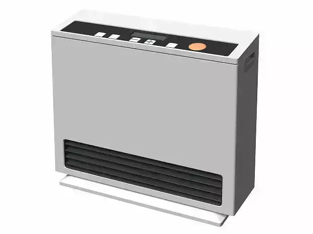 Gas fan heater